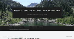 Desktop Screenshot of medicalenglishblog.com