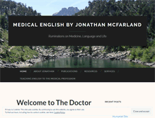 Tablet Screenshot of medicalenglishblog.com